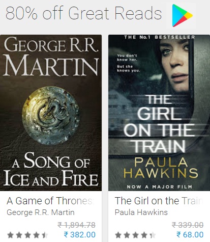 India Desire : Play Store Year End Sale: Flat 80% Off On Most Popular Books